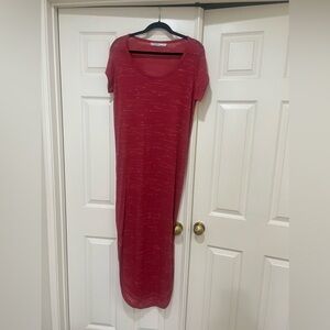 Free People FP beach Red‎ maxi dress size M